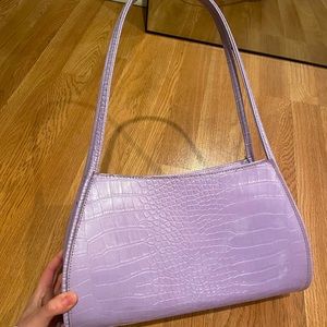 Purple Snake Skin Purse